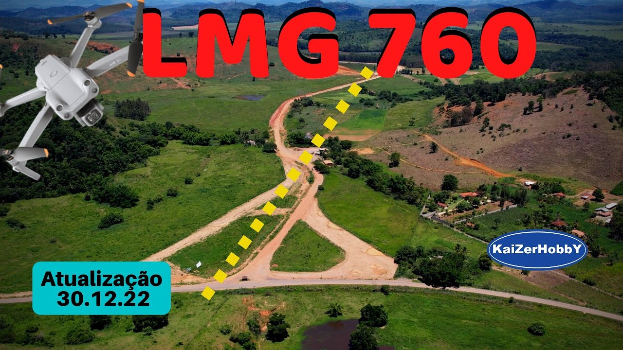 LMG-760 Asfalto Quase Chegando Trevo da MG-320