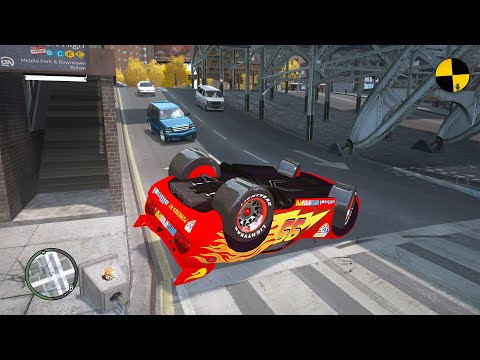 GTA 4 Crazy Disney Cars Ep.4