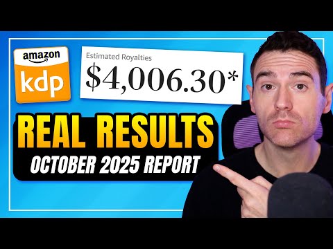 Amazon KDP Income Report (October 2025) - My KDP Orders, Profit & Advice!