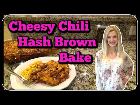 Cheesy Chili Hash Brown Bake | Easy and Budget...