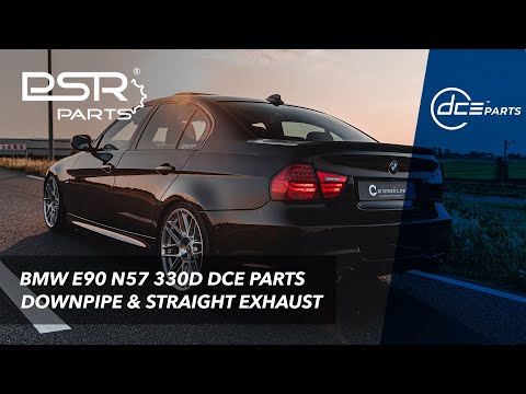 BMW E90 330D N57 || DCE Parts Downpipe & Straight Pipe Exhaust || Stage 2 + Hardcut + xHP Stage 3