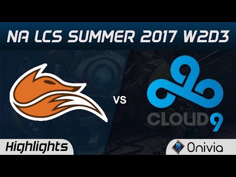 FOX vs C9 Highlights Game 1 NA LCS Summer 2017 Echo Fox vs Cloud9 by Onivia