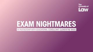 Exam nightmares
