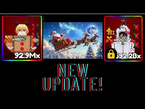 🎄12.18 UPD🎄⛩️+1 Slayer Blade⛩️Christmas update!#roblox #demonslayer #christmas