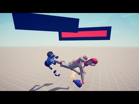 KICKBOXER + HP BAR TOURNAMENT WITH ALL BOXERS - TABS - Totally Accurate Battle Simulator