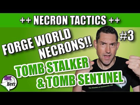 Forge World Necron Tactics (Canoptek Tomb Stalker and Tomb Sentinel)