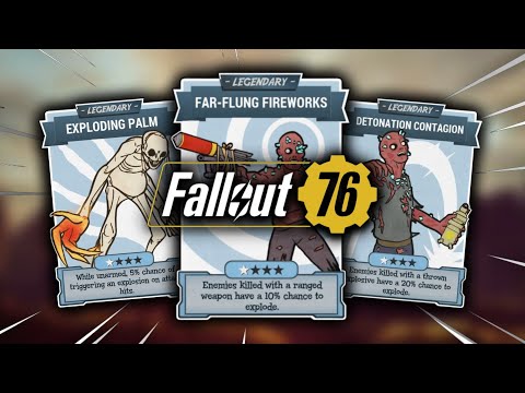 Fallout 76 - How Much Damage Do The Explosive Legendary Perks Grant You? - [Tested & Data-Mined]