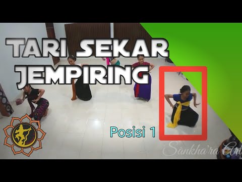 Tari Sekar Jempirng - belajar tari bali posisi 1