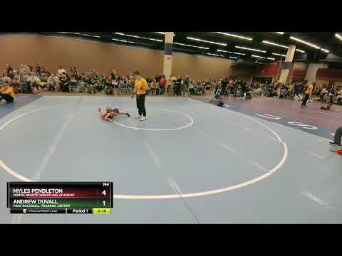 48-49 B Round 3 - Myles Pendleton, North DeSoto Wrestling Academy Vs Andrew Duvall, Pace Rockwall