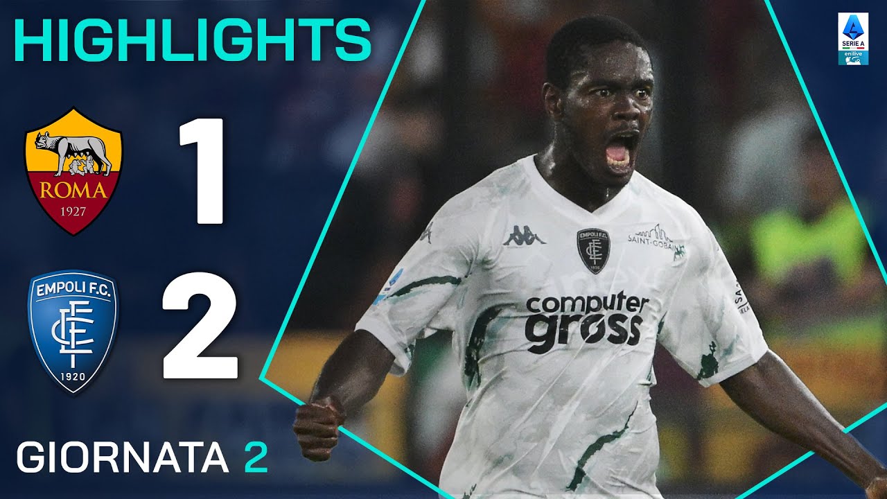 ROMA-EMPOLI 1-2 | HIGHLIGHTS | 2ª GIORNATA | SERIE A ENILIVE 2024/25