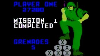 Commando Intellivision Gameplay
