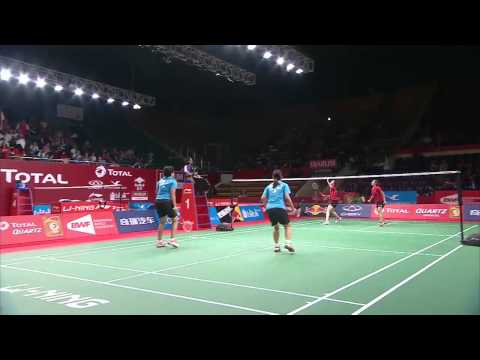 TOTAL BWF World Championships 2015 | Badminton Day 2 R64 M12-WD | Cha/Cha vs Bay/Yig