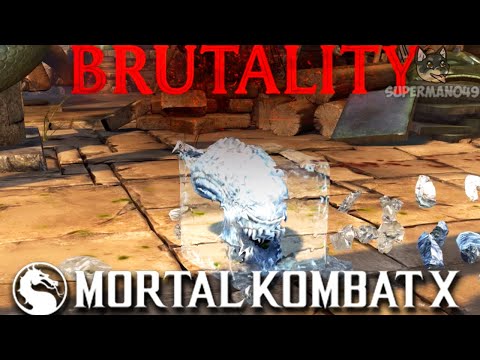 UNBREAKABLE ICE CUBE BRUTALITY! - Mortal Kombat X: "Sub-Zero Gameplay