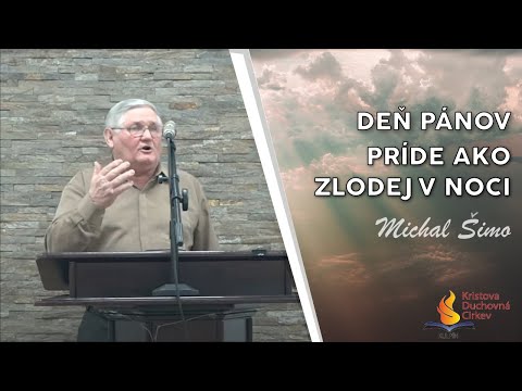 M. Šimo - Deň Pánov príde ako zlodej v noci