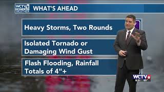 Tracking showers and storms on this soggy Saturday - December 2, 2023