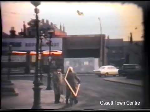 Old cine film from the late 60s showing Ossett