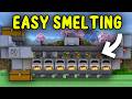 EASIEST SUPER SMELTER Minecraft Java Bedrock 1 21