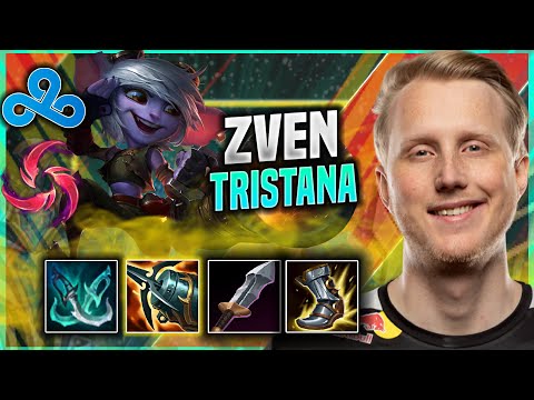 ZVEN CHILLING WITH TRISTANA! - C9 Zven Plays Tristana ADC vs Ezreal! | Patch 11.17
