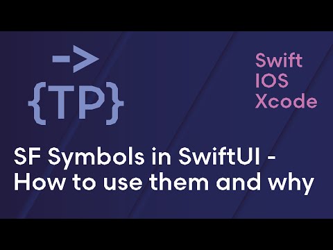 SF Symbols in SwifUI - How to use them and why