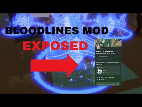 I EXPOSED THIS BLOODLINES MOD