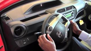 2012 | Toyota | Prius C | Steering Wheel Lock Release | How To By Toyota City