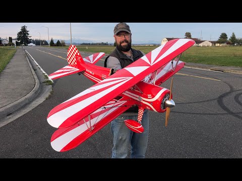Kingcraft Limited Super Stearman MAIDEN FLIGHT!! by HobbyKing 'BIG RED' Susan Dacy