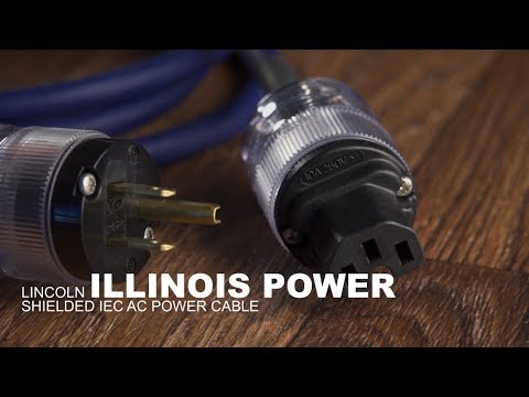 Lincoln ILLINOIS POWER 015 UltraShield / Gotham 85015 Shielded IEC AC Power Cable [HiFi King] - 12FT image 4