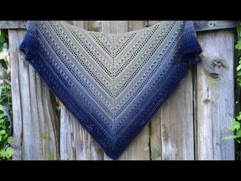 Crochet Easy Beginner Shawl Tutorial - "Lighting Struck Twice"