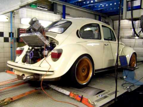 VW Type 4 Turbo 2,2 ltr 350 hp dynorun