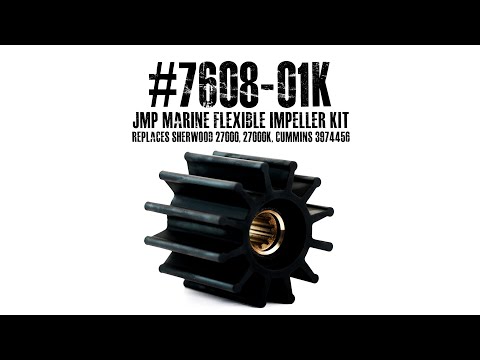 7608-01K JMP Marine Flexible Impeller Kit . Replaces Sherwood