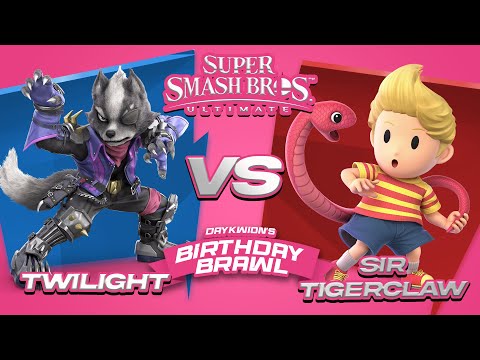 Daykwion's Birthday Brawl (SSBU) Loser's Quarters Twilight (Wolf) Vs. Sir. Tigerclaw (Lucas)