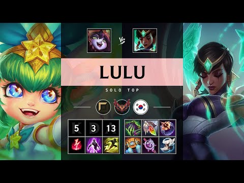 Lulu Top vs Karma - KR Grandmaster Patch 25.S1.3