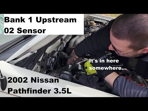 2002 Nissan Pathfinder Bank 1 upstream O2 sensor replacement