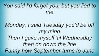 Tracy Byrd - You Lied To Me Lyrics