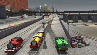 TOMY TRAINZ @ PORT ZYD & FULAZTURN RAILROAD - THOMAS AND FRIENDS - TRAINZ RAILROAD SIMULATOR