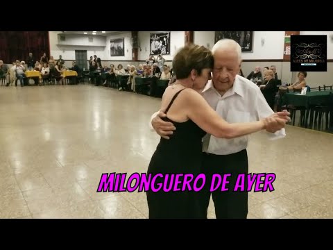 ´Milonguero de ayer, 94 años,  baila tango, Mario Hector Martino, Emancipación Pugliese