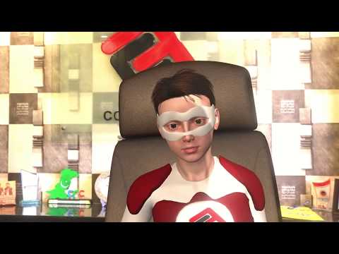 My first Animated Superhero Short Movie 2019