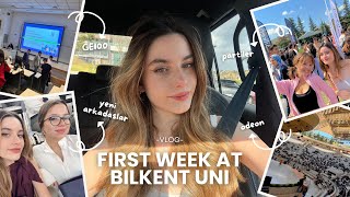 First Week at Bilkent University / Bilkent'te İlk Haftam | Hazırlık, G