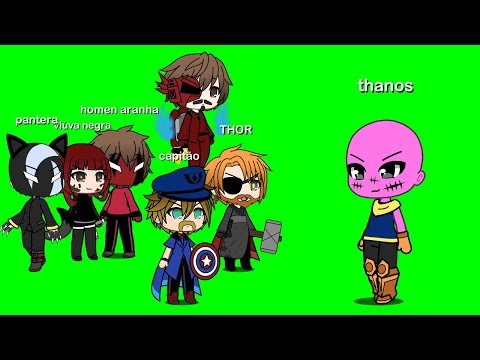 VINGADORES vs THANOS (GACHA LIFE)