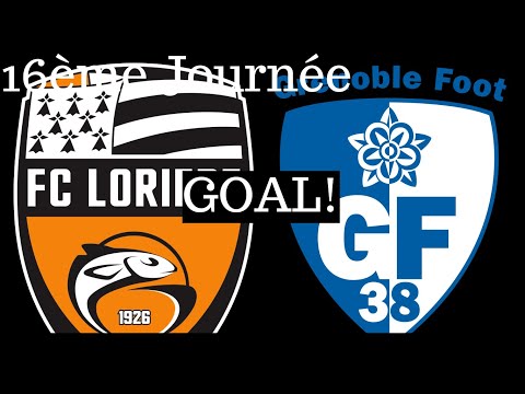 Lorient - Grenoble [(1)-0] (Goal 3') by Julien Laporte