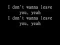 AUDIO(B5)-Don't wanna leave you w/ lyrics ...
