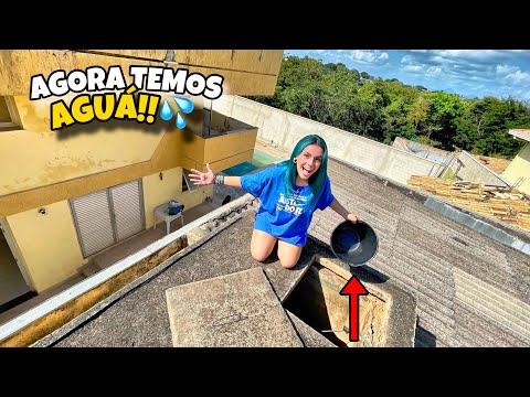 AFTER 1 YEAR WE FINALLY HAVE WATER IN MY ABANDONED HOUSE!!