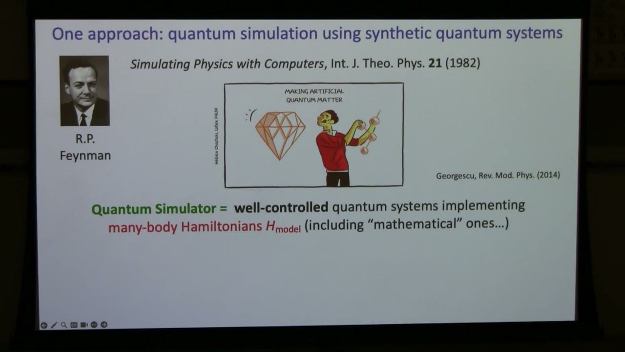 Antoine Browaeys  - "Exploring many body problems with arrays of individual atoms"