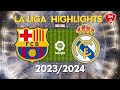 Barcelona Vs Real Madrid 3-2 | LALIGA 2023/24 | HIGHLIGHTS #easports