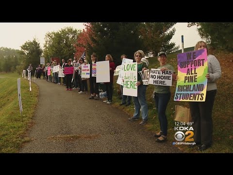 Pine-Richland Parents Stand Up To Westboro Baptist Protesters