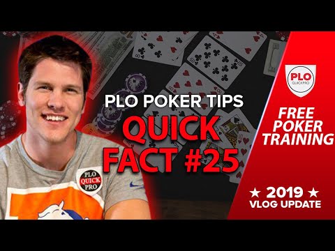 Free Poker Training - PLO QuickFact #25 Blocker Bluffs Have A Much Higher Success Rate When