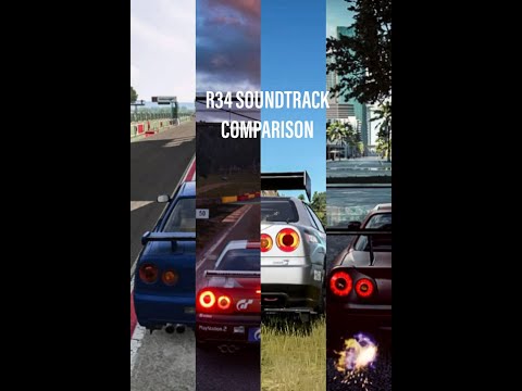 NFS Heat VS GT Sport VS Crew 2  VS Project cars 2 !!! ( Nissan GTR R34 game comparison PS4 ) 👌👀