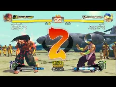 majorboy19 (Evil Ryu) VS ryo74 (Yun) Super Street Fighter IV Arcade Edition 2012 720p HD