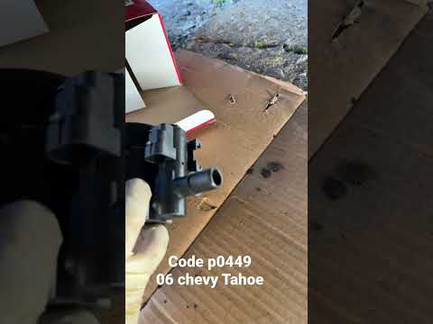 Chevy code p0449 canister valve