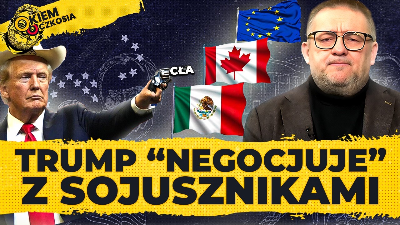 DONALD TRUMP NEGOCJUJE Z BRONIĄ W RĘKU I OKIEM OCZKOSIA